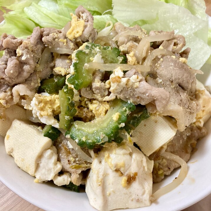 麺つゆで簡単ゴーヤチャンプルー